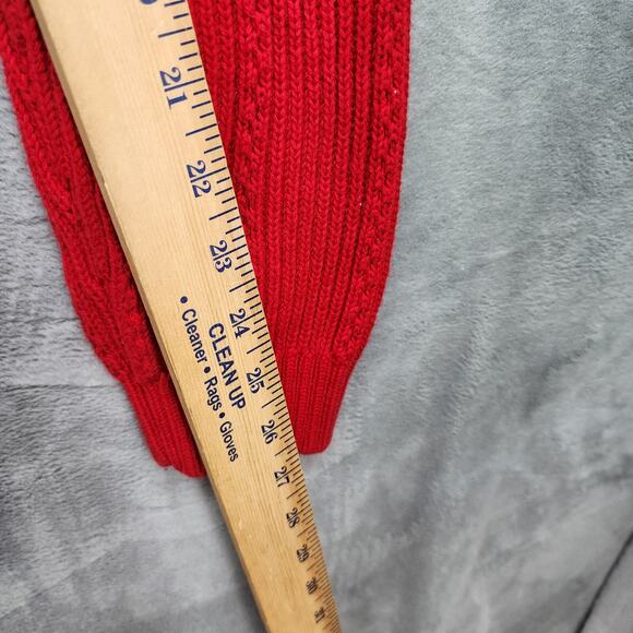 Chaps Men’s Large Sweater Crewneck Striped Ribbed Knit Cotton Y2K Style Fall - Picture 12 of 12